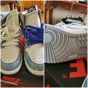 Air jordan, 10.5, hyper royal and white